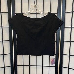 Chicwish Classic Black Crop Top